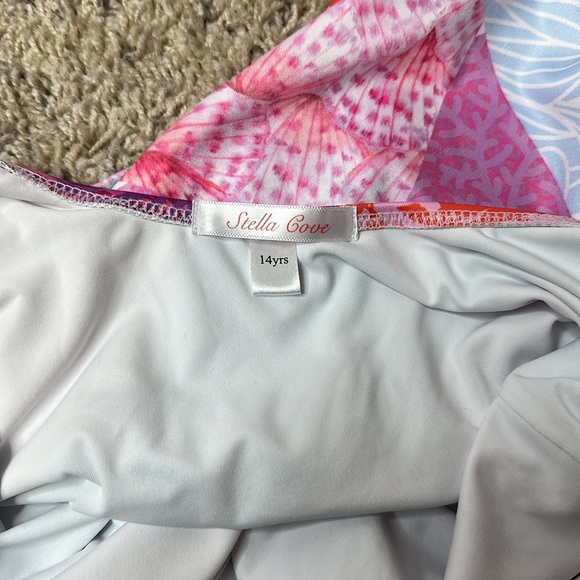 STELLA COVE
Patchwork Sea One Piece Swimsuit in Pink Size 14 Years - Picture 5 of 6